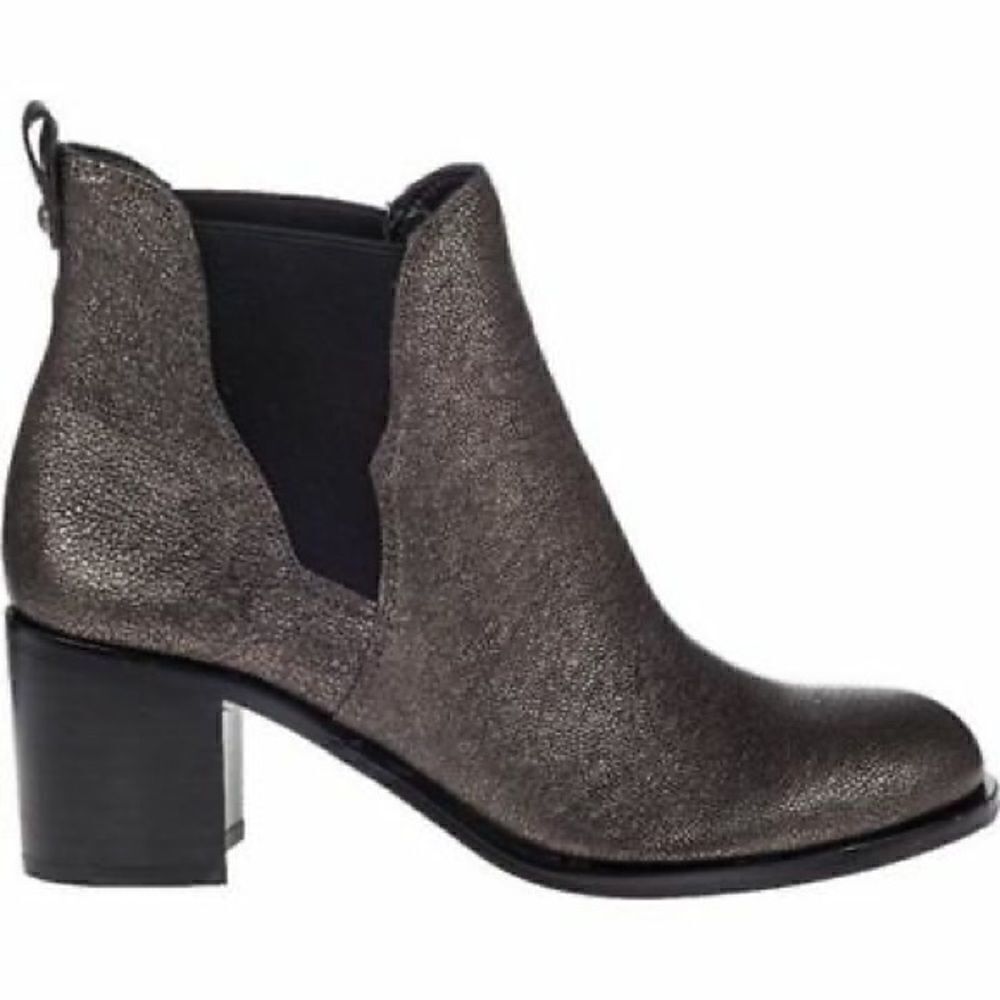 Sam Edelman Chelsea Boot In Metallic Bronze 7.5 - Picture 2 of 6